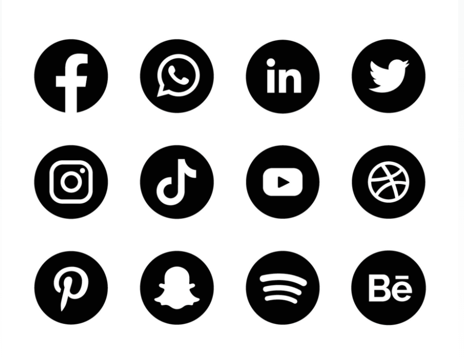 icone dei social media